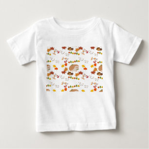 Camiseta De Bebé erizos lindos