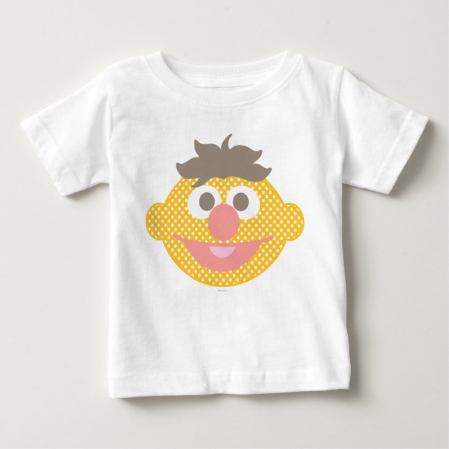 Camiseta De Bebé Ernie Polka Dot Big Face (Anverso)