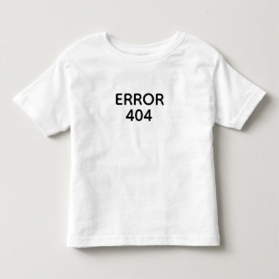 CAMISETA DE BEBÉ ERROR 404