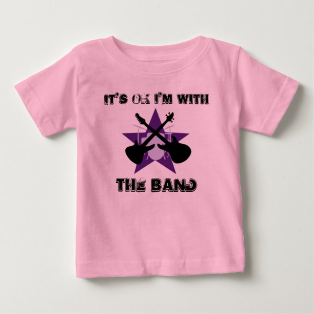 Camiseta De Bebé Es autorización que estoy con LA BANDA (Anverso)