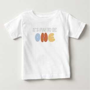 Camiseta De Bebé Es divertido ser UNO Cumpleaños 1