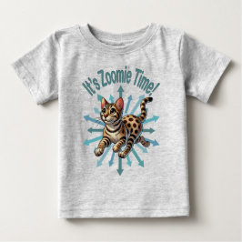 Camiseta De Bebé Es el gato de Zoomie Time Bengal