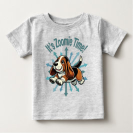 Camiseta De Bebé Es el montón de tiempo basset de Zoomie