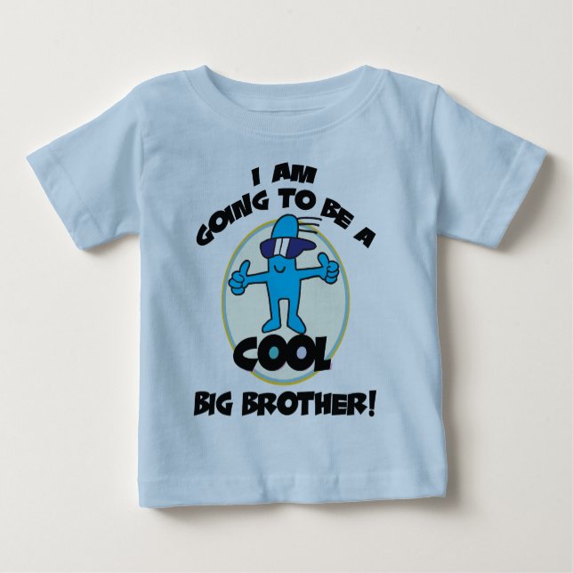 Camiseta De Bebé Es gracioso que vaya a ser un Gran Hermano (Anverso)