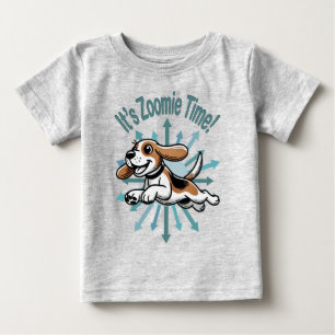 Camiseta De Bebé Es hora de Zoomie Beagle
