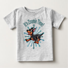 Camiseta De Bebé Es hora de Zoomie Doberman Pincher
