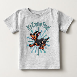Camiseta De Bebé Es hora de Zoomie Doberman Pincher