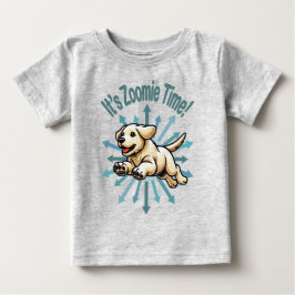 Camiseta De Bebé Es hora de Zoomie Labrador Dorado