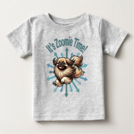 Camiseta De Bebé Es hora de Zoomie Pekingese