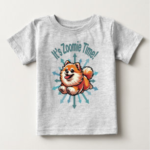 Camiseta De Bebé Es hora de Zoomie Pomerania