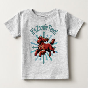 Camiseta De Bebé Es hora de Zoomie Setter Irlandés