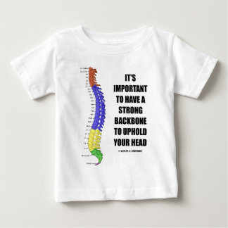 Camiseta De Bebé Es importante hacer que una espina dorsal fuerte