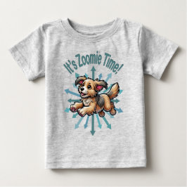 Camiseta De Bebé Es la hora de Zoomie Pequeña Mutt