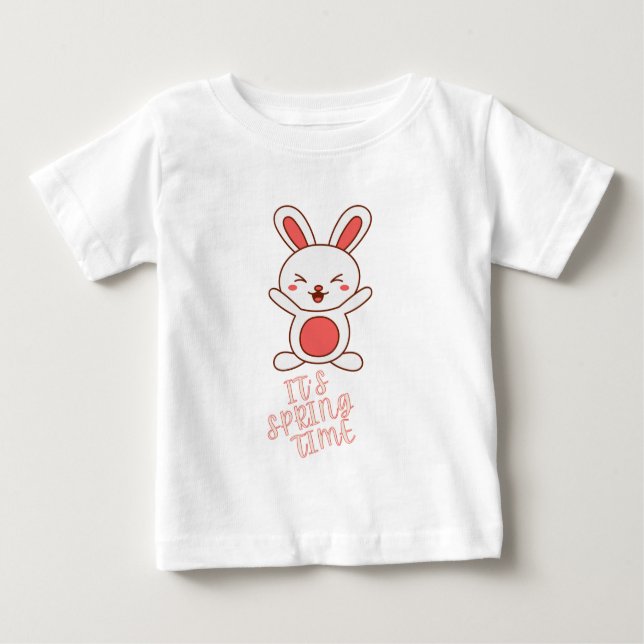Camiseta De Bebé Es la primavera (Anverso)