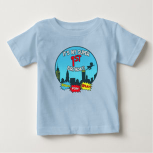 Camiseta De Bebé ¡Es mi 1r cumpleaños estupendo!