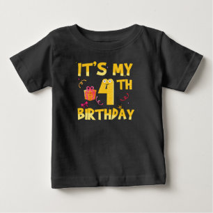 Camiseta De Bebé Es mi cuarto cumpleaños