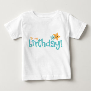 Camiseta De Bebé "Es mi cumpleaños" niños de Starfish