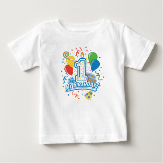 Camiseta De Bebé ¡Es mi cumpleaños! Un niño de un año Tee