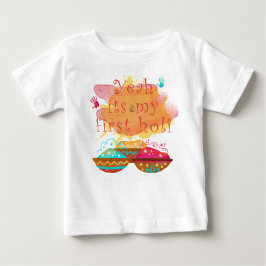 CAMISETA DE BEBÉ ES MI PRIMER BODYSUIT DE BEBÉ HOLI