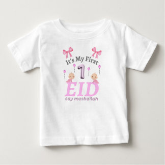 Camiseta De Bebé Es mi primer Eid - digamos mashallah
