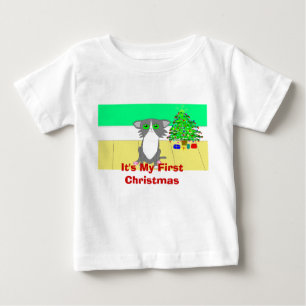 Camiseta De Bebé Es mi primera Navidad