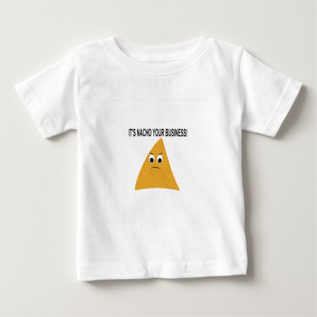Camiseta De Bebé Es Nacho tu negocio (Anverso)