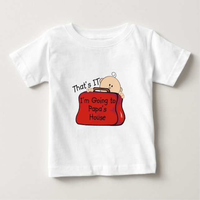 Camiseta De Bebé Es papá. (Anverso)