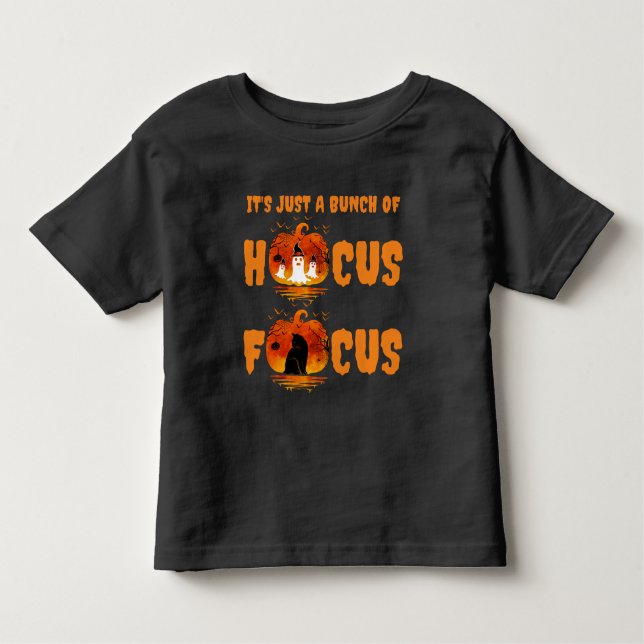 Camiseta De Bebé Es sólo un montón de Hocus Pocus Pumpkin Halloween (Anverso)