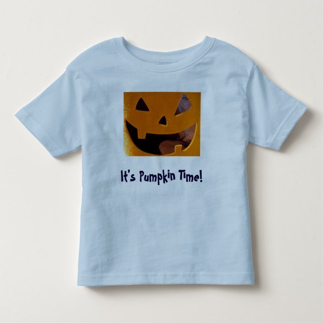 Camiseta De Bebé ¡Es tiempo de la calabaza! (Anverso)