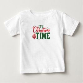 Camiseta De Bebé Es tiempo de Navidades