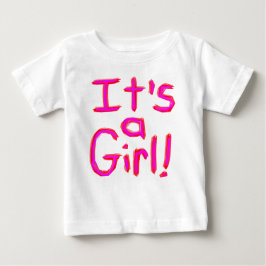 Camiseta De Bebé ¡Es un Chica!