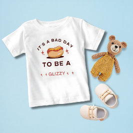 Camiseta De Bebé Es un mal día ser un hotdog brillante