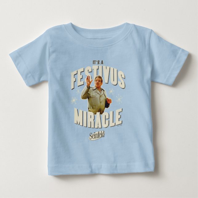 Camiseta De Bebé Es un Milagro de Festivus (Anverso)