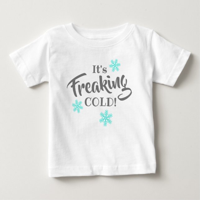 Camiseta De Bebé Es un niño gracioso y frío (Anverso)