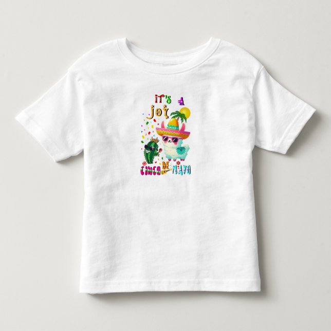 Camiseta De Bebé Es una alegría Cinco De Mayo (Anverso)