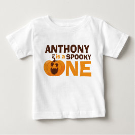 Camiseta De Bebé Es una calabaza de Halloween 1er cumpleaños