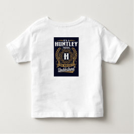 Camiseta De Bebé es una cosa de Huntley
