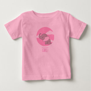 Camiseta De Bebé Es una niña bebé padres nuevos