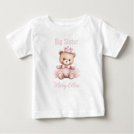 Camiseta De Bebé Es una princesa rosa Chica, hermana grande