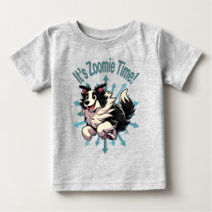 Camiseta De Bebé Es Zoomie Time Border