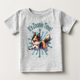 Camiseta De Bebé Es Zoomie Time Collie