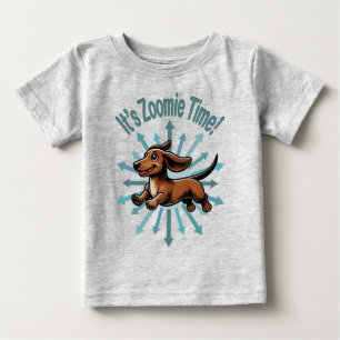 Camiseta De Bebé Es Zoomie Time Dachshund