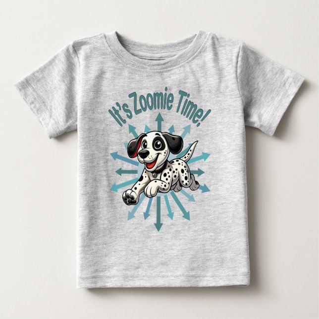 Camiseta De Bebé Es Zoomie Time Dalmatian (Anverso)