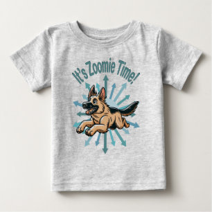 Camiseta De Bebé Es Zoomie Time German Shepherd