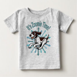 Camiseta De Bebé Es Zoomie Time German Shorthtransmitió Pointer