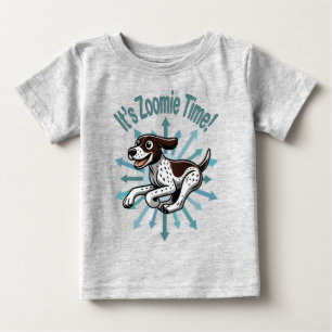 Camiseta De Bebé Es Zoomie Time German Shorthtransmitió Pointer