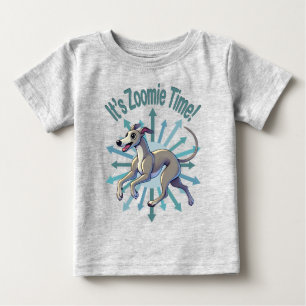Camiseta De Bebé Es Zoomie Time Greyhound