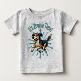 Camiseta De Bebé Es Zoomie Time Medium Mutt