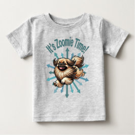 Camiseta De Bebé Es Zoomie Time Pekingese