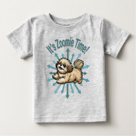 Camiseta De Bebé Es Zoomie Time Shih Tzu